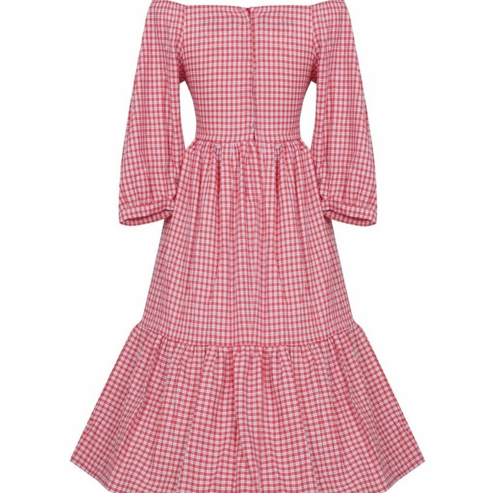❤️🤍🧺Dolly And Dotty Sonia Floaty Day Dress Gingham Red
Brand New With Tags - Picture 2 of 11